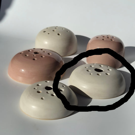 Bloembubbel Ikebana laag | wit