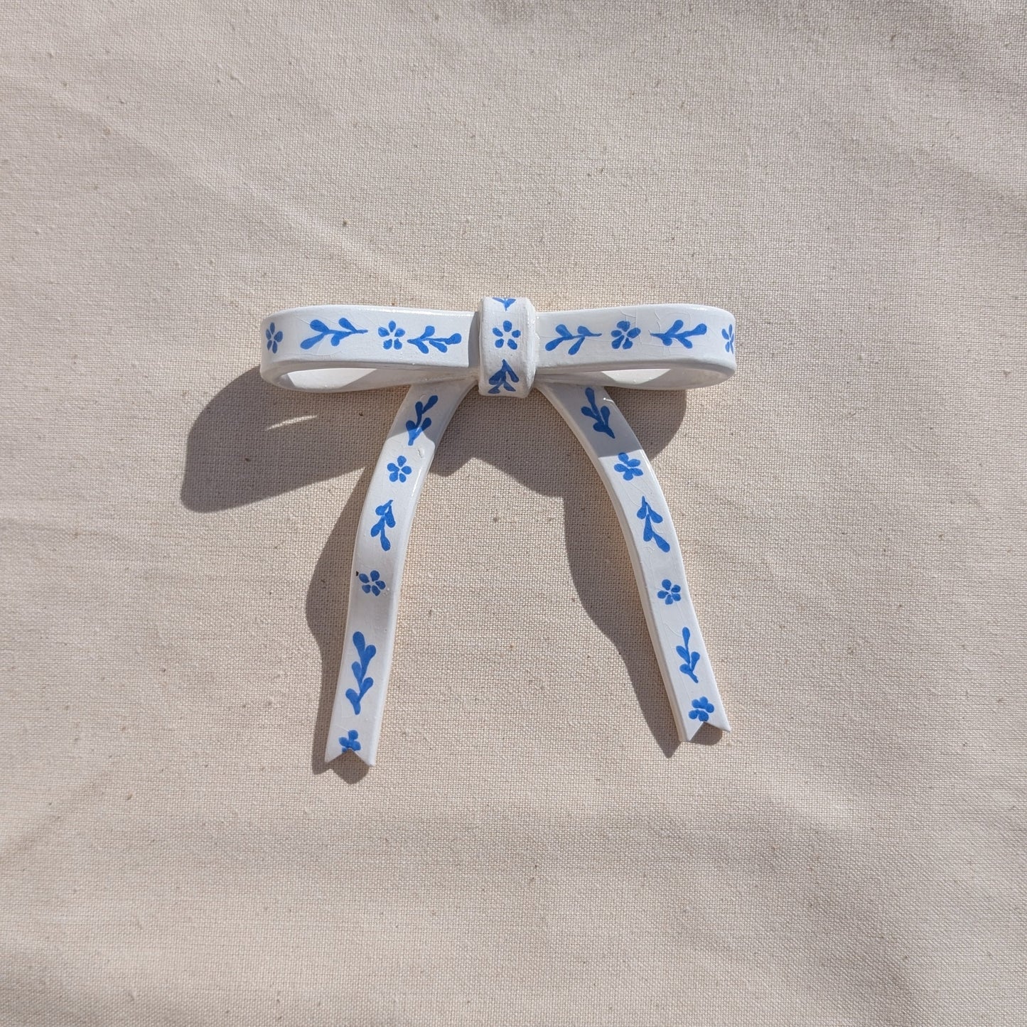 Wandstrikje | Blauw smal