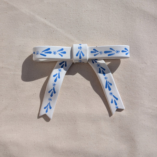 Wandstrikje | Blauw breed